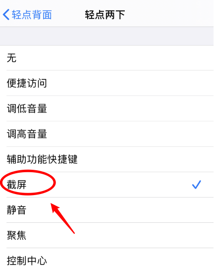 庐江苹果手机维修分享iPhone12如何启用双击截屏 