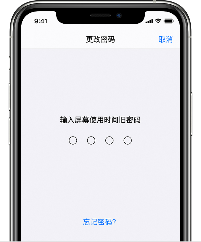 庐江苹果手机维修分享iOS 14 忘记屏幕使用时间密码怎么办 
